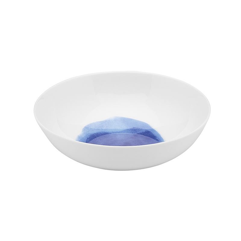 Ecology – Watercolour Cereal Bowl Ocean Blue 18cm – Fine Bone China