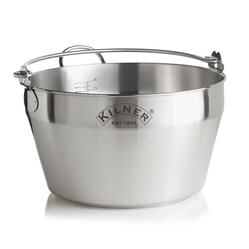 Kilner – Original Stainless Steel Jam Pan 8 Ltr