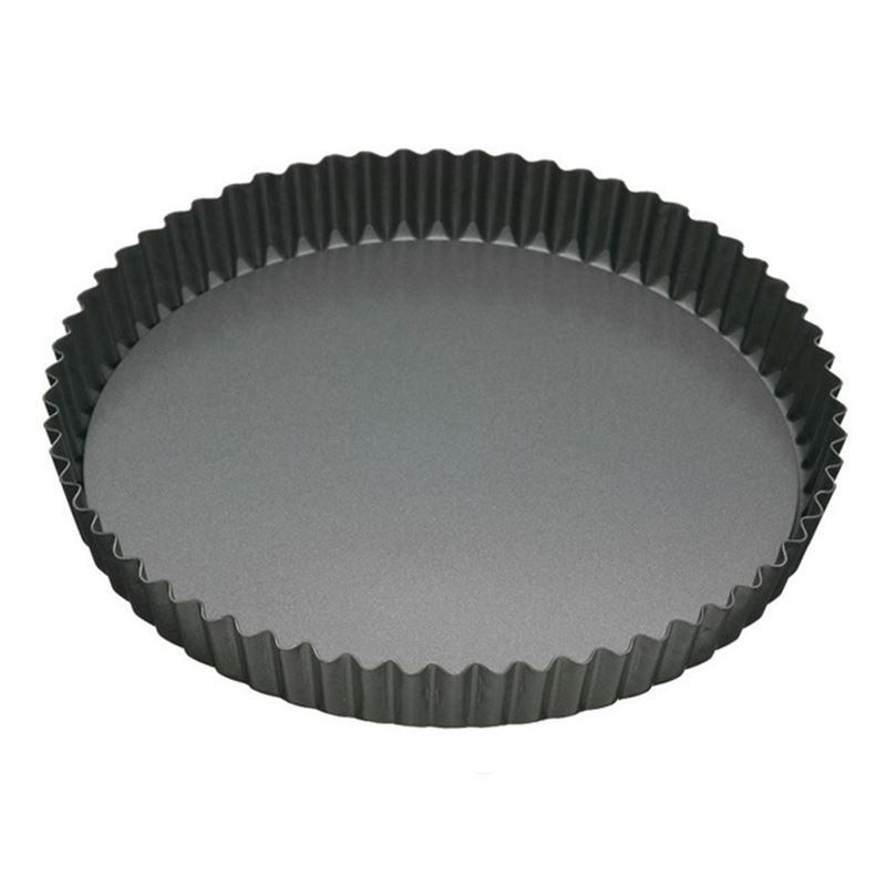 Bakemaster – Non-Stick Loose Base Round Flan/Quiche Pan 25×3.5cm