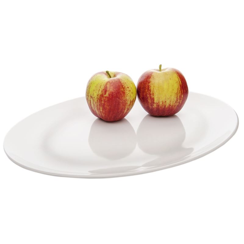 Benzer – Ice White Sage Melamine Oval Serving Platter 35.5x28x2.5cm