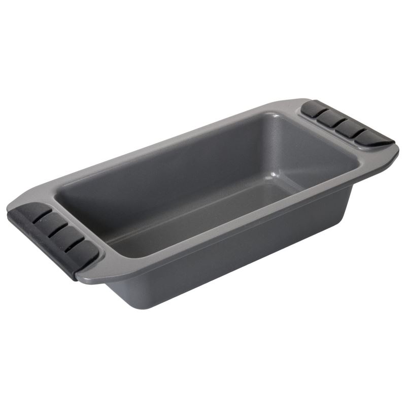 Benzer – Bake Off Heavy Weight Non-Stick Loaf Pan with Silicone Handle Grip 20x11x5.4cm