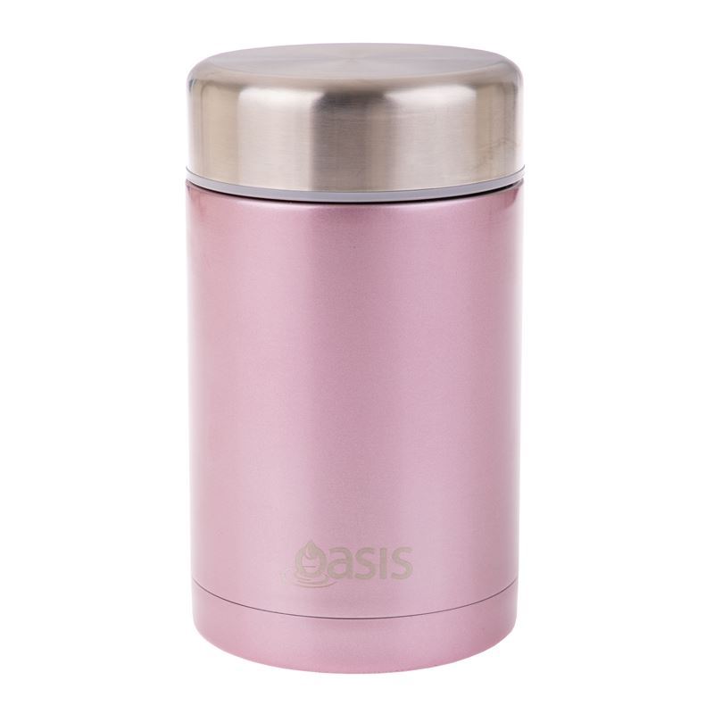 Oasis – Stainless Steel Food Flask Pastels 450ml Blush