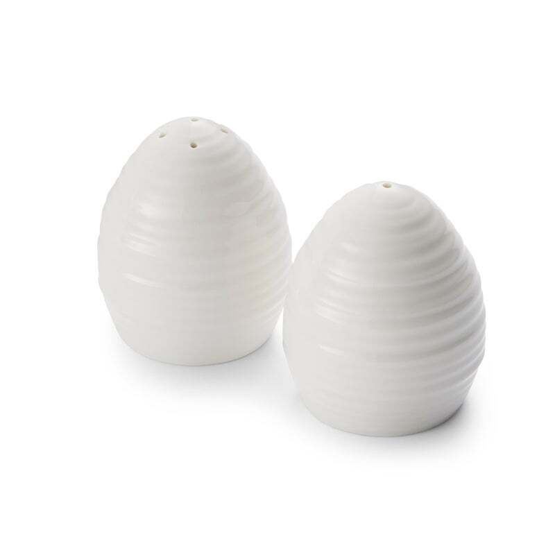 Sophie Conran for Portmeirion – Ice White Salt and Pepper Shakers 6.4cm