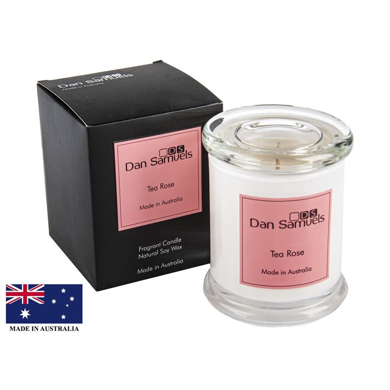 Dan Samuels – Metro Jar Filled Candle Tea Rose 340ml (Hand Made in Australia)