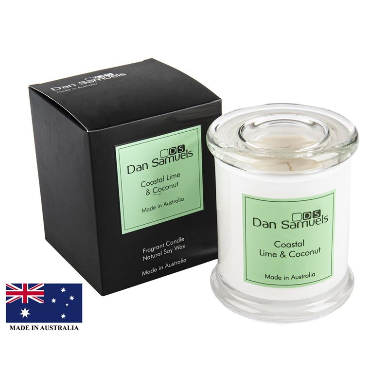 Dan Samuels – Metro Jar Filled Candle Coastal Lime and Coconut 340ml (Hand Made in Australia)