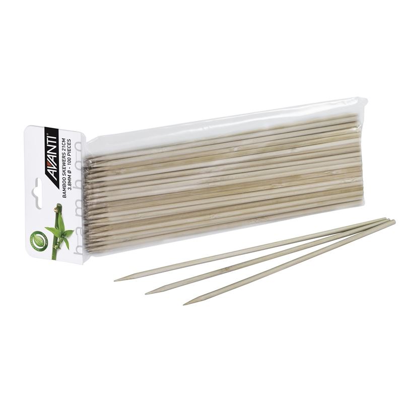 Avanti – 25cm Bamboo Skewers 100 pc Pack