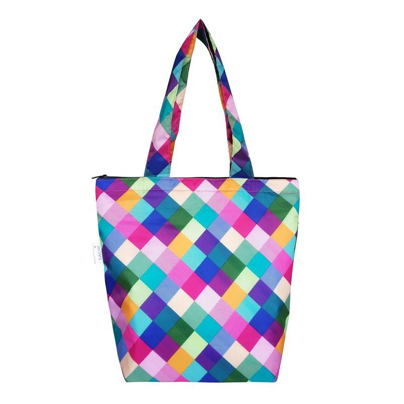 Sachi Insulated Market Tote 27x38cm Harlequin Victoria s Basement